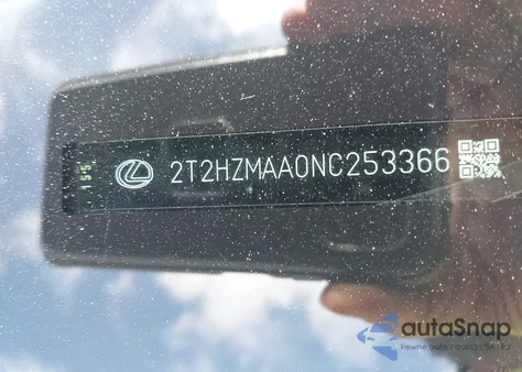 2022 Lexus Rx 350 из США, поврежденный, VIN 2T2HZMAA0NC253366